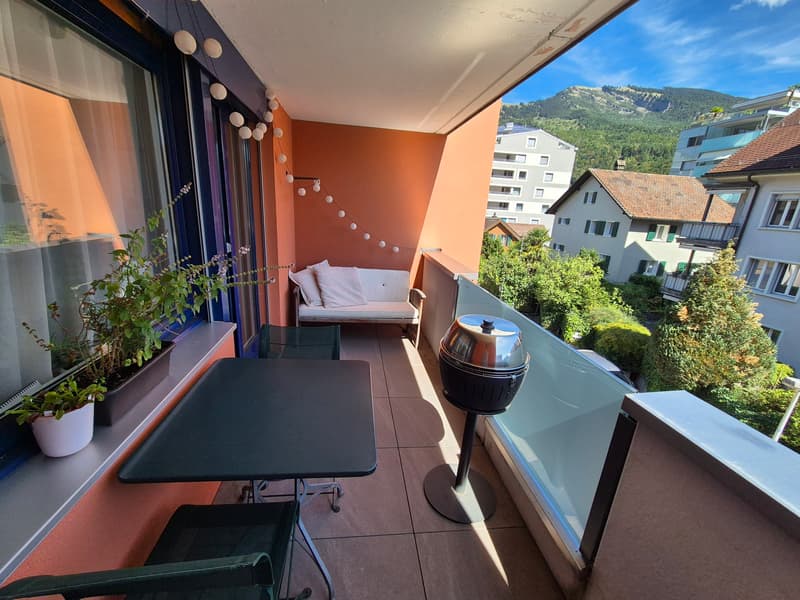 3½ ZI-WOHNUNG IN GOLDAU (SZ), MÖBLIERT, TEMPORÄR (8)