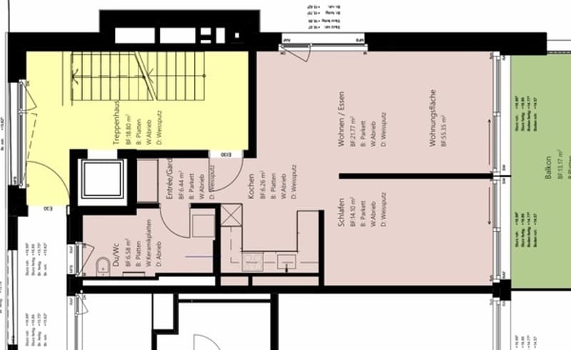2½ ZI-WOHNUNG IN ZÜRICH - KREIS 8 RIESBACH, MÖBLIERT, TEMPORÄR (10)