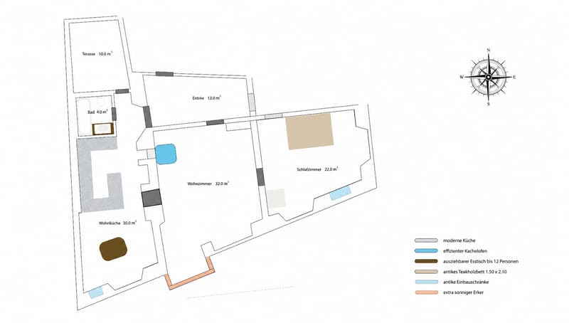 3½ ZI-WOHNUNG IN SCHAFFHAUSEN, MÖBLIERT, TEMPORÄR (10)