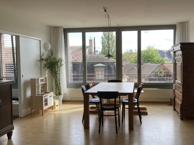 4½ ZI-WOHNUNG IN BASEL - WETTSTEIN, MÖBLIERT, TEMPORÄR (1)