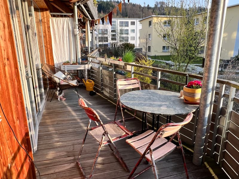 3½ ZI-WOHNUNG IN OSTERMUNDIGEN (BE), MÖBLIERT, TEMPORÄR (7)