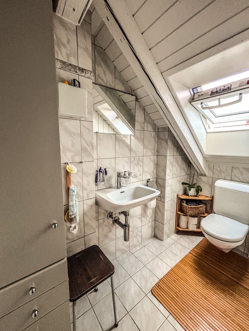 3½ ZIMMER-ATTIKAWOHNUNG IN ZÜRICH - KREIS 3 WIEDIKON, MÖBLIERT, TEMPOR (9)
