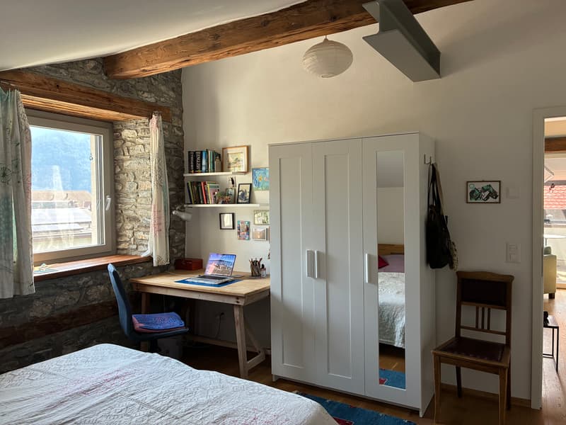 3½ ZIMMER-LOFT IN ZIZERS (GR), MÖBLIERT, TEMPORÄR (10)