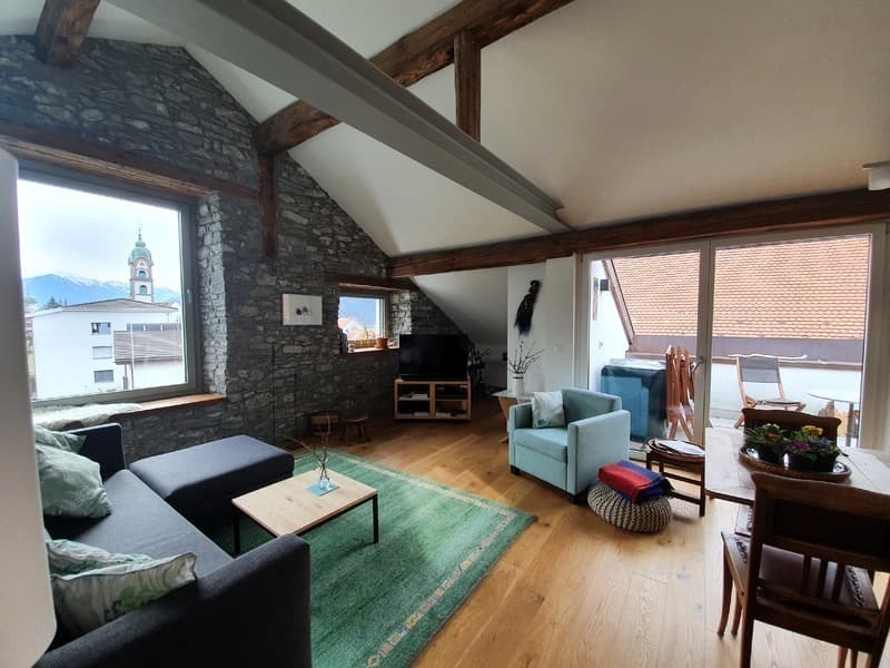 3½ ZIMMER-LOFT IN ZIZERS (GR), MÖBLIERT, TEMPORÄR (1)