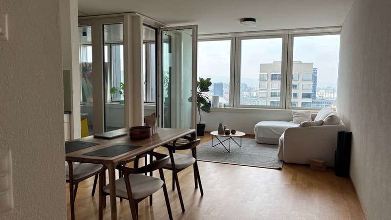 1½ ZI-WOHNUNG IN ZÜRICH - KREIS 9 ALTSTETTEN, MÖBLIERT, TEMPORÄR (2)