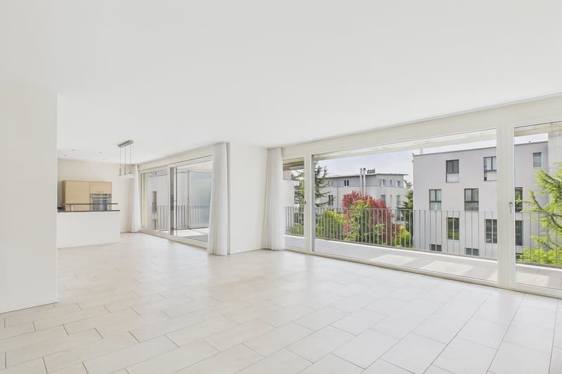 Spacious living with sun balcony in the heart of Lyss (3)