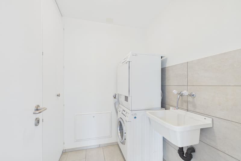 Spacious living with sun balcony in the heart of Lyss (12)