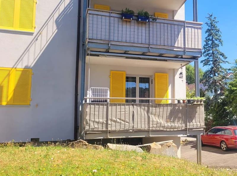 Sonnige 3.5-Zimmerwohnung im Hochparterre in Aarennähe (2)