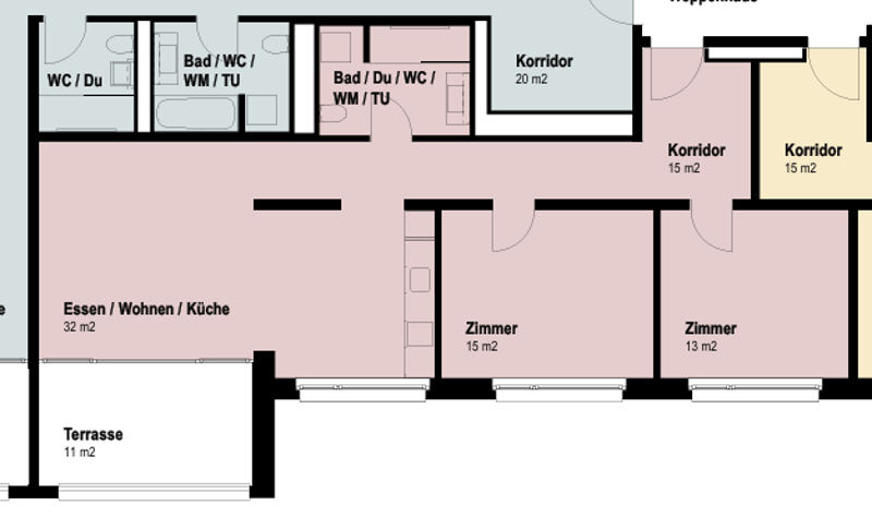 Moderne 3-Zimmerwohnung - Appartement moderne de 3 pièces (9)