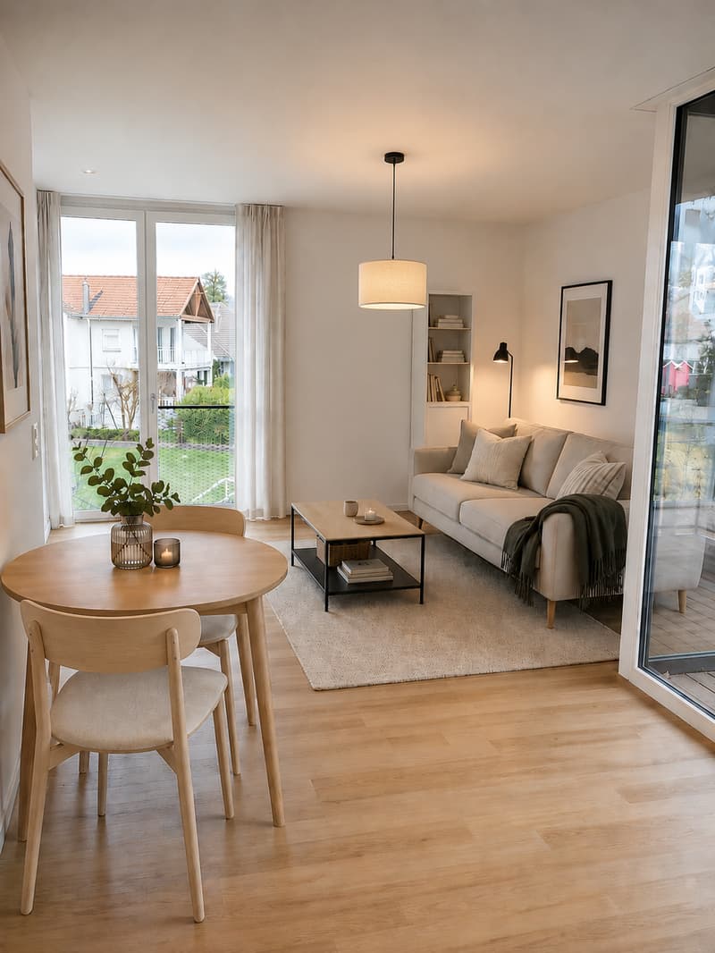 Moderne 2.5-Zi-Wohnung mit Balkon - Nr. 1.4 (1)