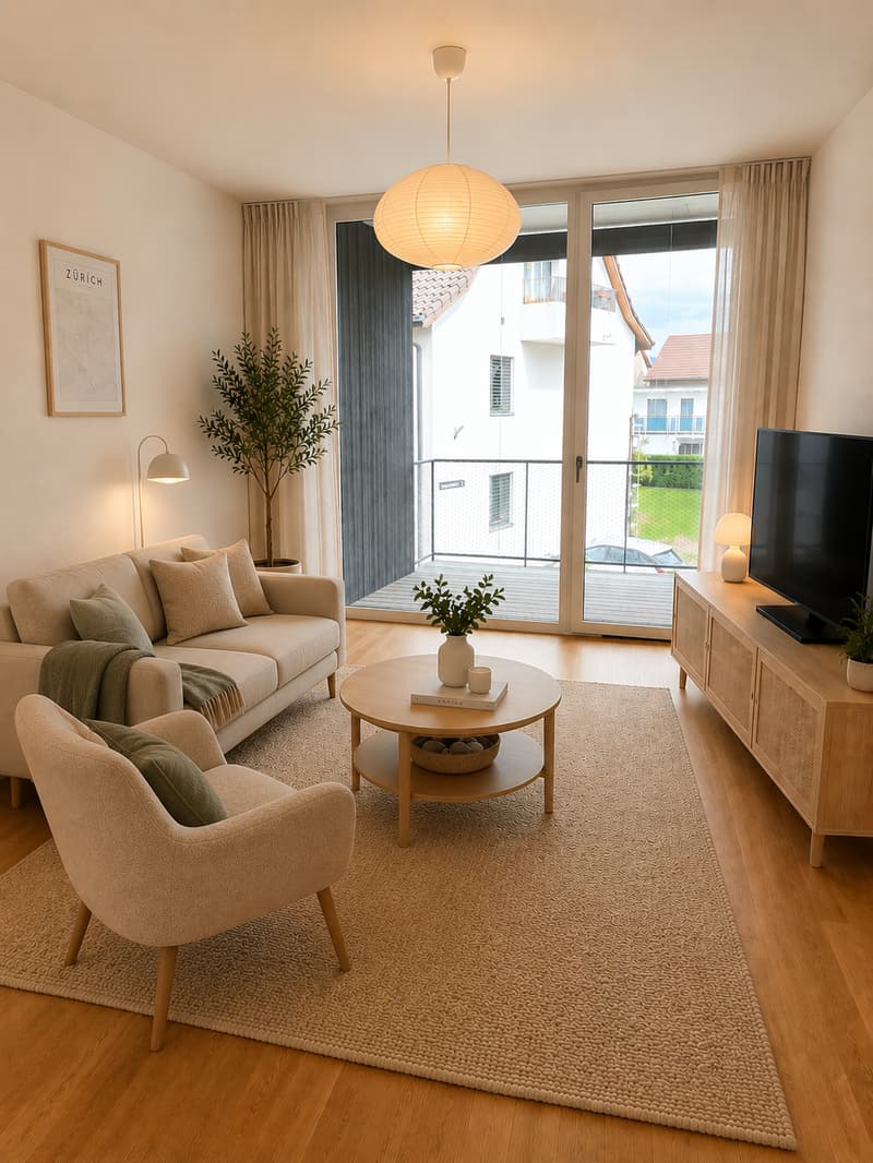 Moderne 3.5-Zimmerwohnung mit Balkon - Nr. 1.5 (4)
