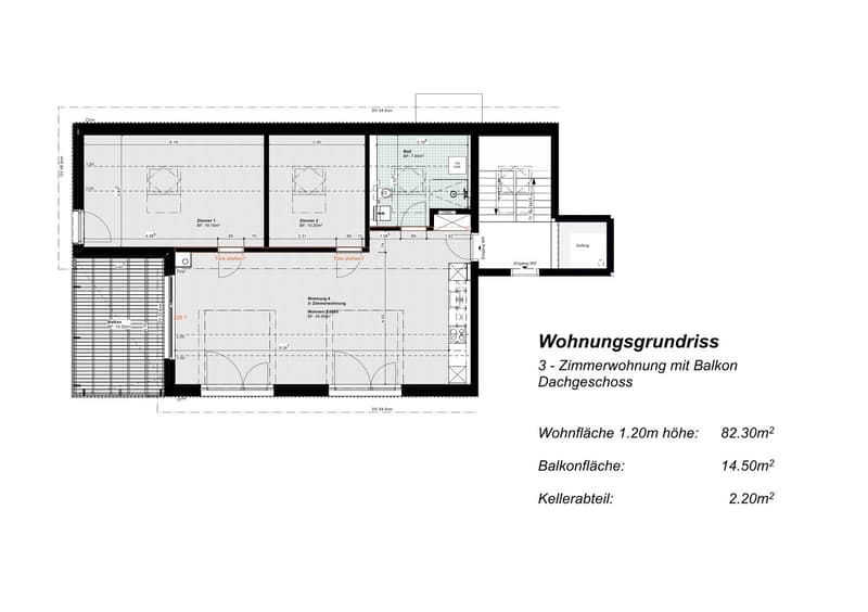 3.5-Zimmer Neubauwohnung mit Balkon - W4 (4)