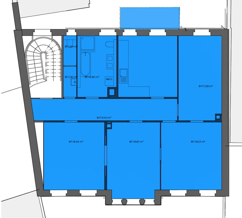 Dreamy 4.5-room apartment with balcony in central location (old building) (12)