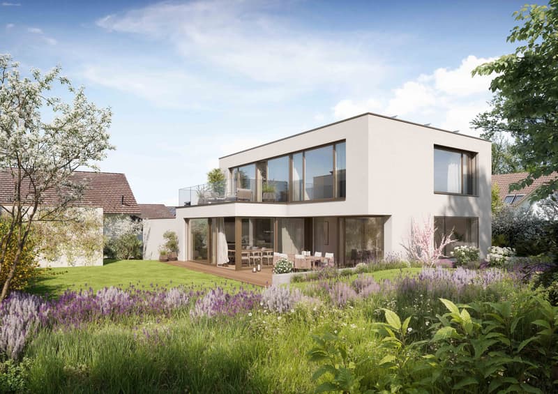 Neubau: Freistehendes Einfamilienhaus (B) an begehrter Lage (5)