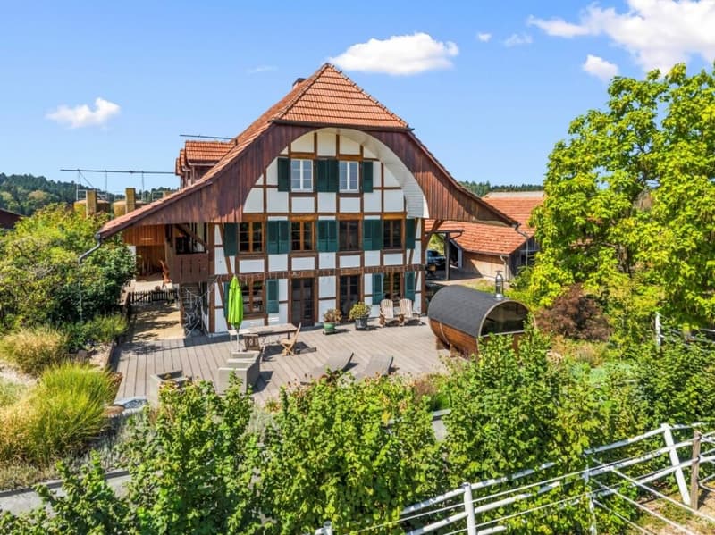 Aussergewöhnliches Landgut mit Reitanlage - eine Oase für Mensch und Pferd (1)