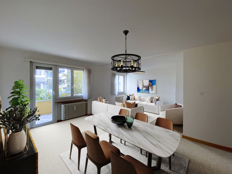 Gemütliche 3.5-Zimmer-Eigentumswohnung mit Cheminée und Garage (1)