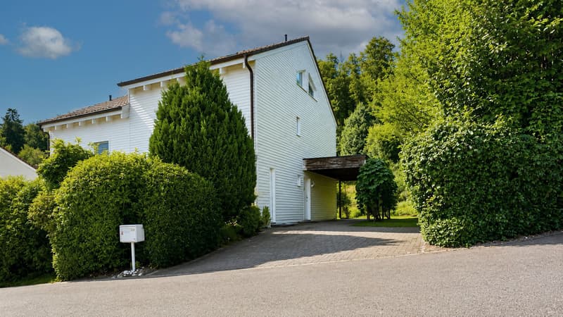 Helles 5.5-Zimmer-Doppelhaus mit Carport und zwei Aussenparkplätzen (1)