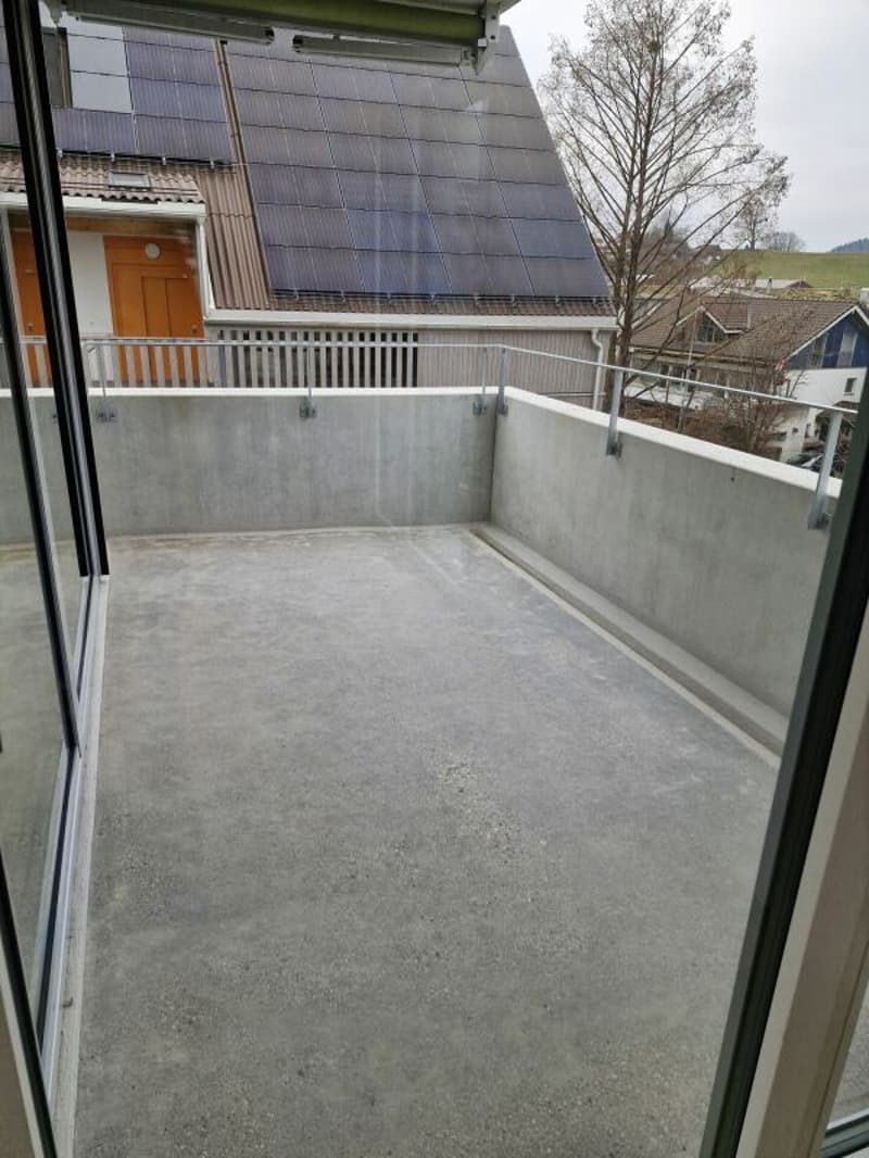 Balkon bei Wohnzimmer