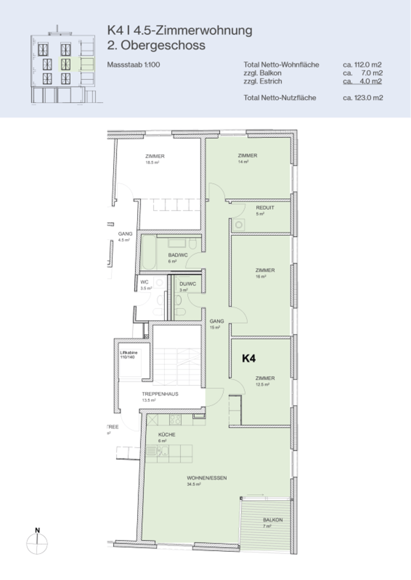 Vivre dans le Städtli de Laufen ! Appartement moderne 4,5 pièces dans un endroit calme (16)