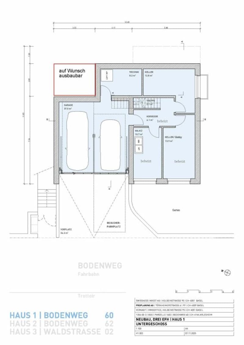 Grundriss UG-SG