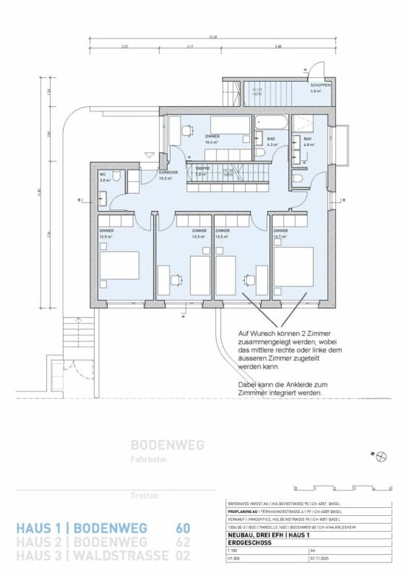 Grundriss Erdgeschoss