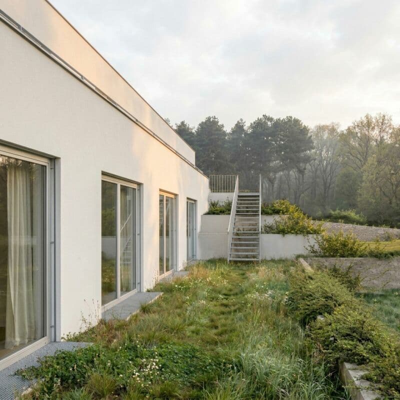 Haus 3 - Darstellung Terrassentreppe zu Garten