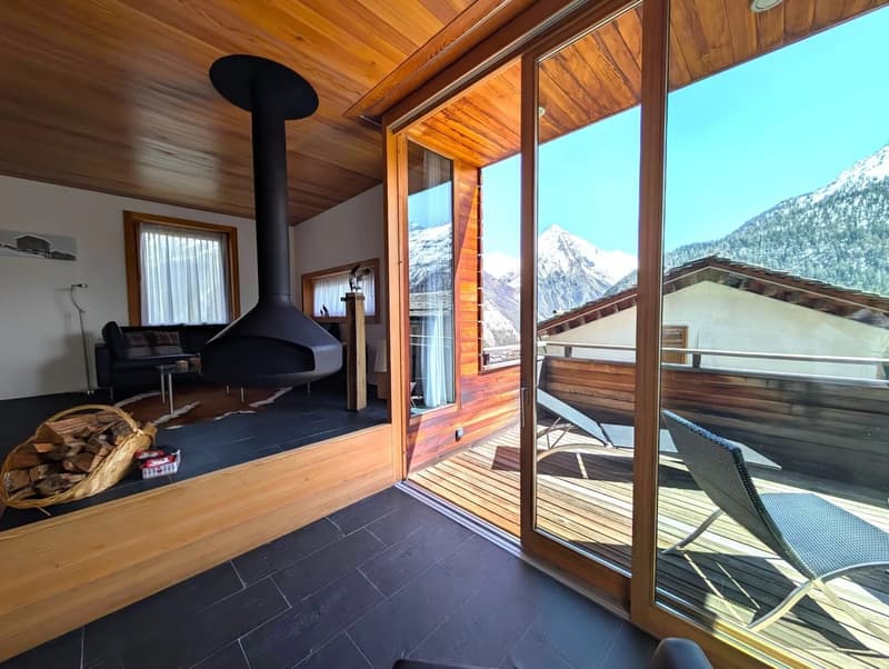 Luxuriöses Chalet mit Panoramablick über Saas-Fee (2)