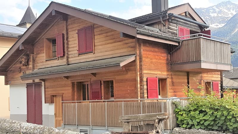 Maison individuelle dans un endroit ensoleillé avec vue imprenable à Leuk (3)