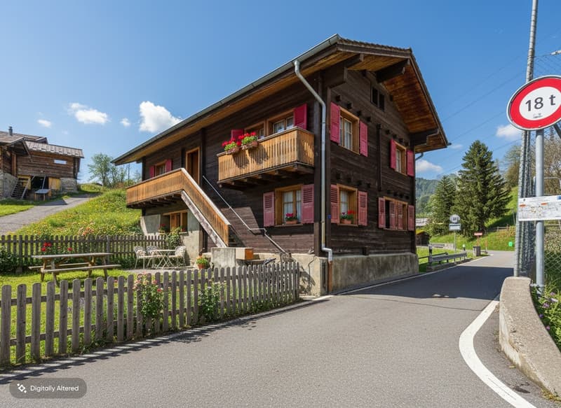 Two-family house in the Binntal landscape park (1)