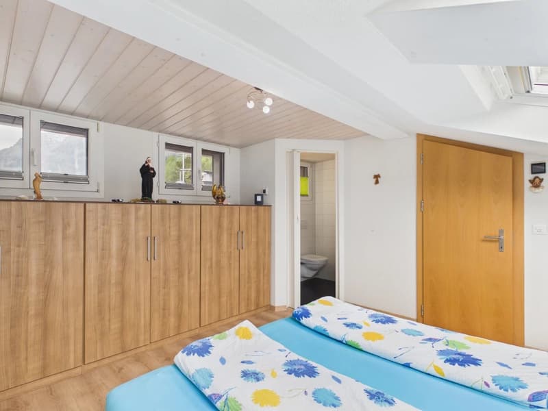 Unique attic apartment with Alpine panorama near Zermatt (11)