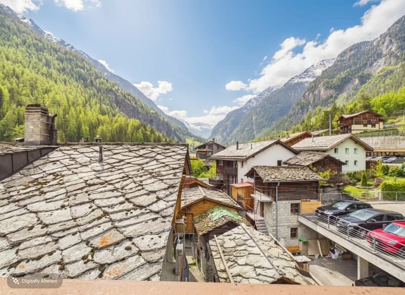 Unique attic apartment with Alpine panorama near Zermatt (12)