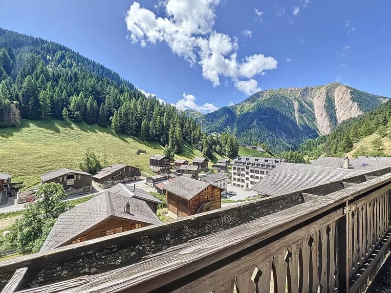 Charming Chalet above the Roofs of Binn (1)