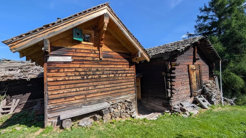 Behagliches Maiensäss bei der Brandalp in Unterbäch (4)