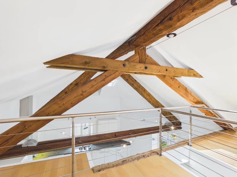 Appartamento duplex elegante con galleria nel cuore di Glis (15)