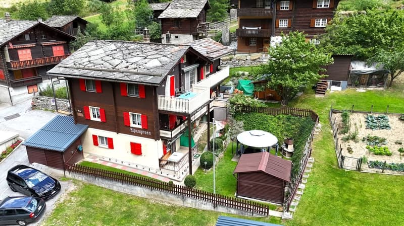 Havre de paix avec paradis de jardin & vue sur les montagnes près de Zermatt (2)