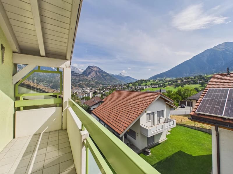 Appartement en duplex exclusif dans un quartier calme à Brig-Glis (7)
