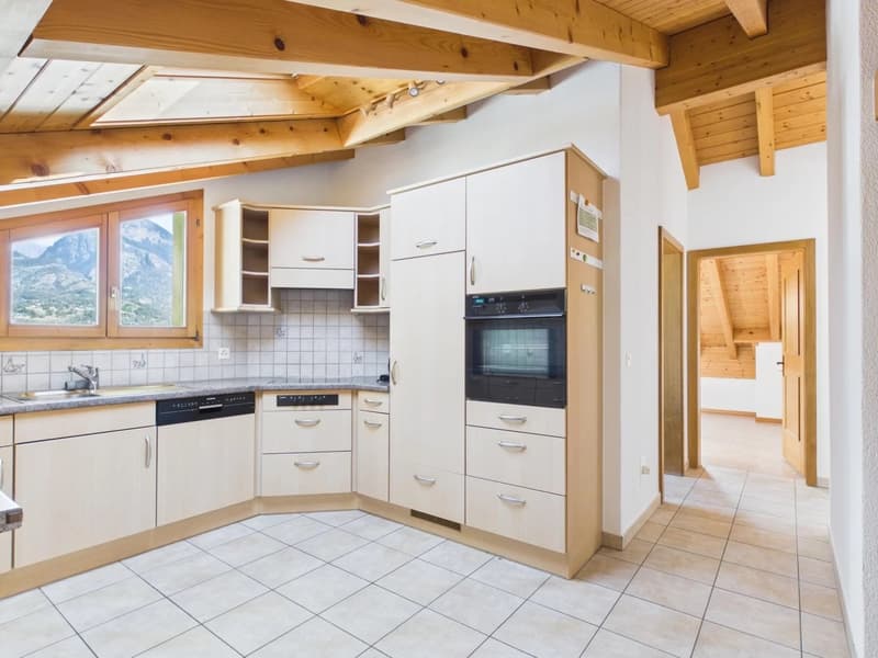 Appartement en duplex exclusif dans un quartier calme à Brig-Glis (15)