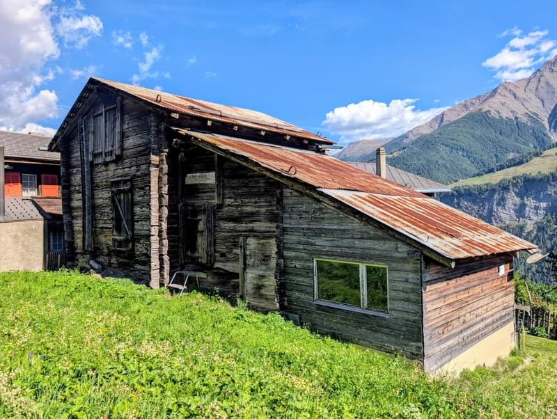 Stall-Scheune mit Zweitwohnsitzpotenzial bei der Riederalp (3)