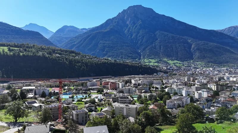 Gesuchtes Bauland über dem Rhonetal in Naters (4)