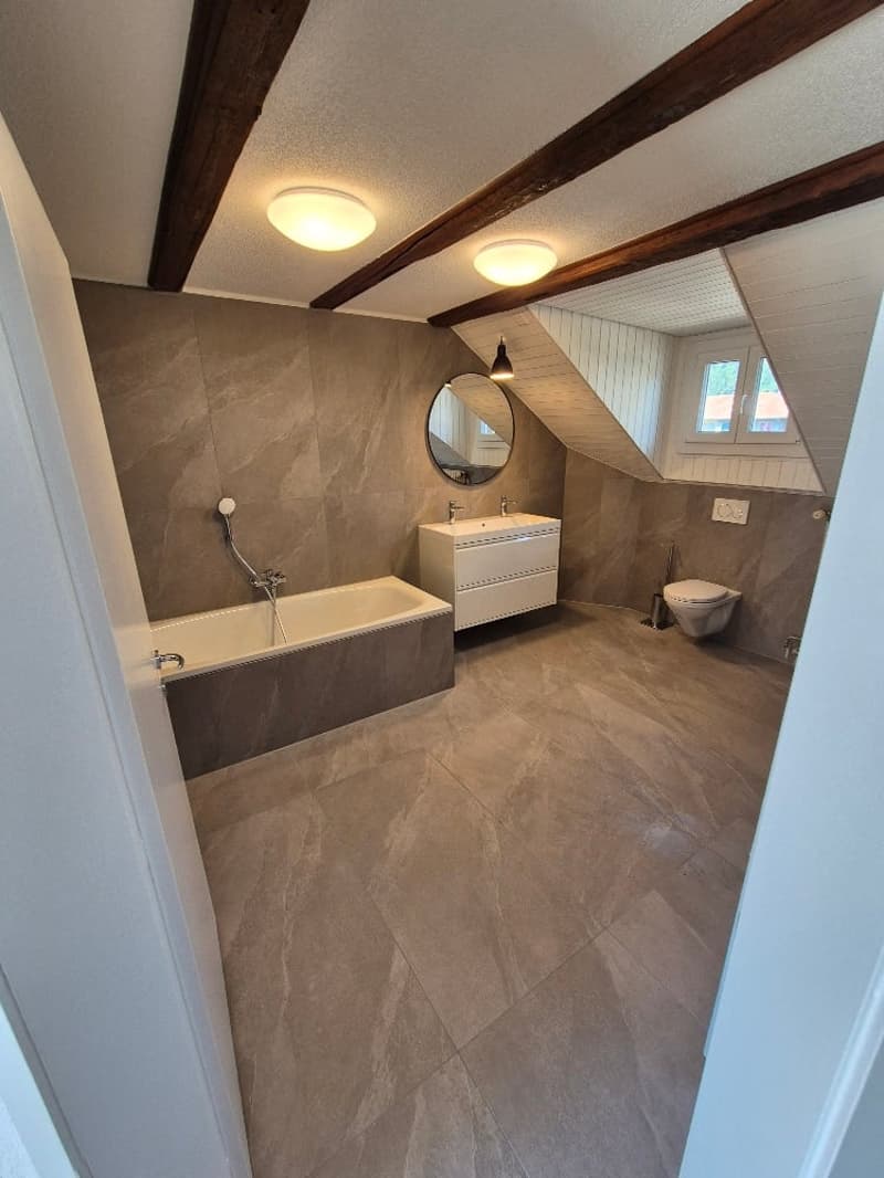 Affascinante appartamento a maisonnette di 4 locali con terrazza sul tetto e camino a Biel/Bienne – disponibile immediatamente! (9)