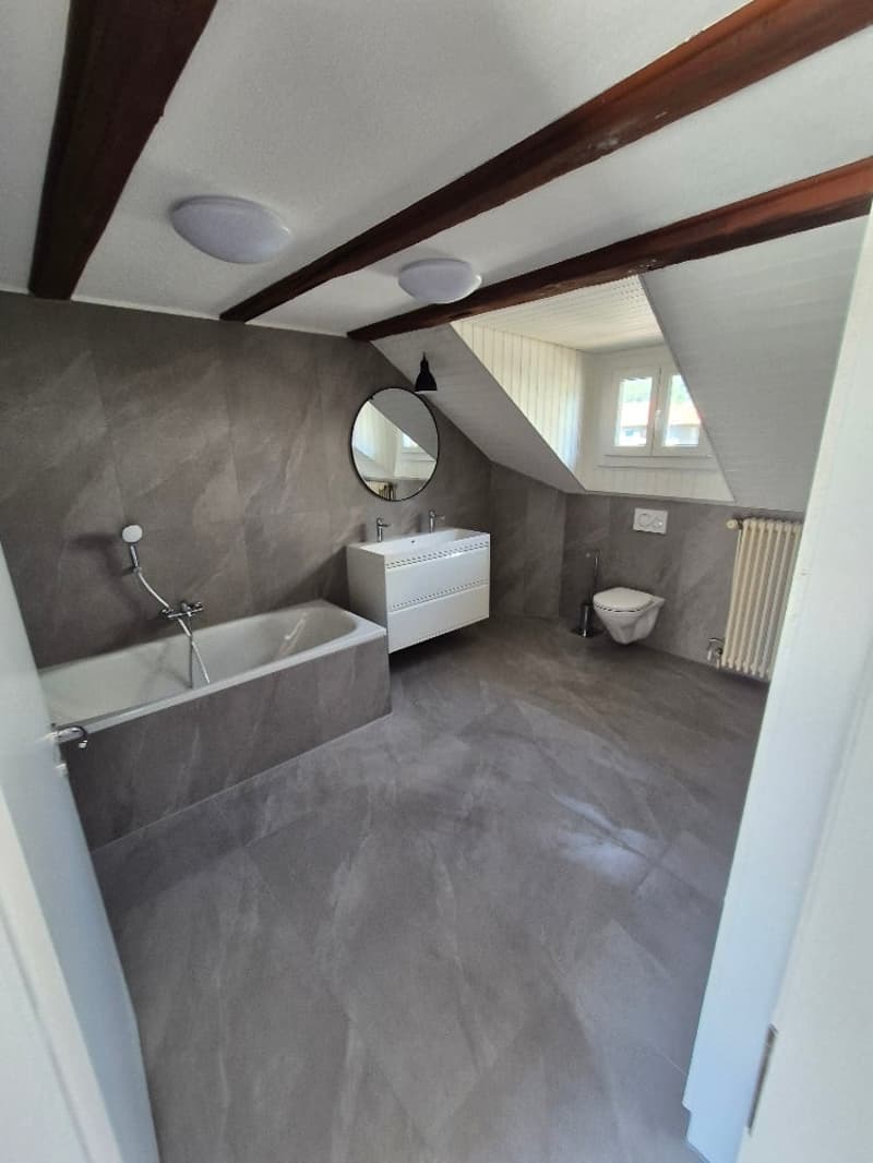 Affascinante appartamento a maisonnette di 4 locali con terrazza sul tetto e camino a Biel/Bienne – disponibile immediatamente! (5)