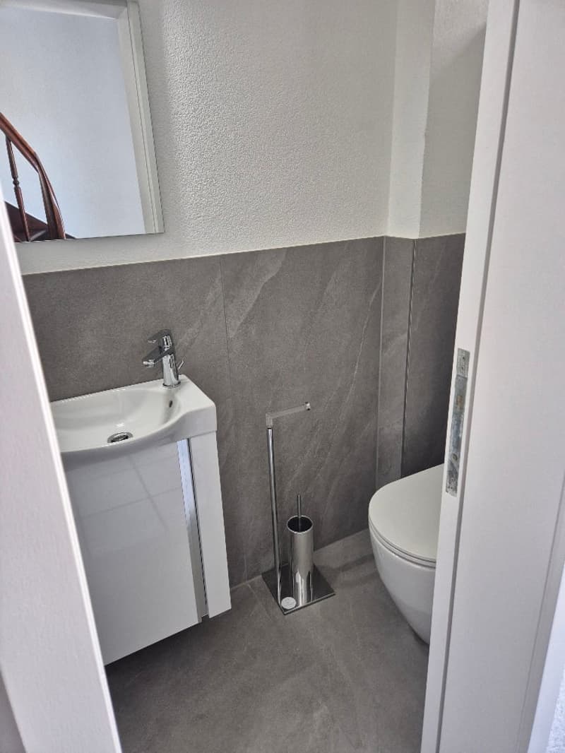Affascinante appartamento a maisonnette di 4 locali con terrazza sul tetto e camino a Biel/Bienne – disponibile immediatamente! (25)