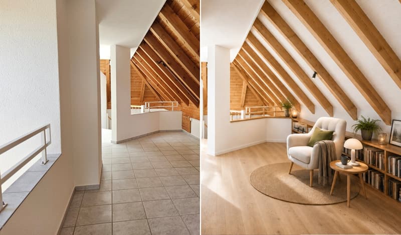 Wohnen wie im eigenen Haus - Attika-Maisonette mit Traumterrasse & Garten (10)