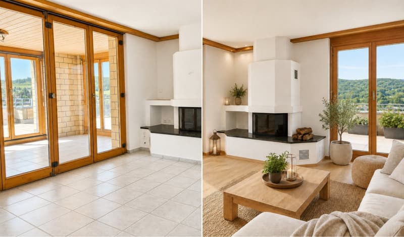 Wohnen wie im eigenen Haus - Attika-Maisonette mit Traumterrasse & Garten (4)