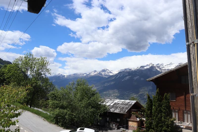 Charming Valais barn with panorama and garage in Oberems (10)