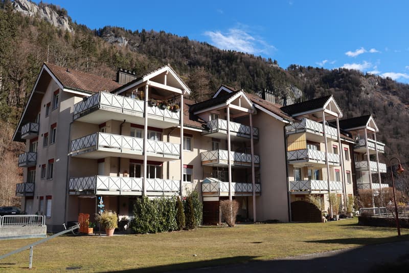Appartement attractif avec terrasse et place de parking à Meiringen! (1)
