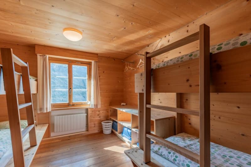 Gästezimmer des Berghotels am Gemmipass zwischen Kandersteg und Leukerbad