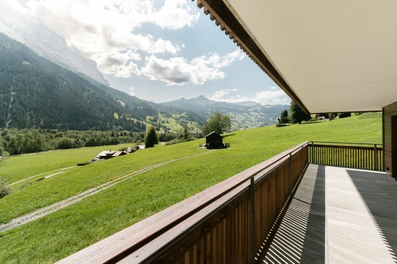 Grindelwald: Quiet 2 Bedroom Holiday Apartment With Balcony And Garden Seating Area (17)