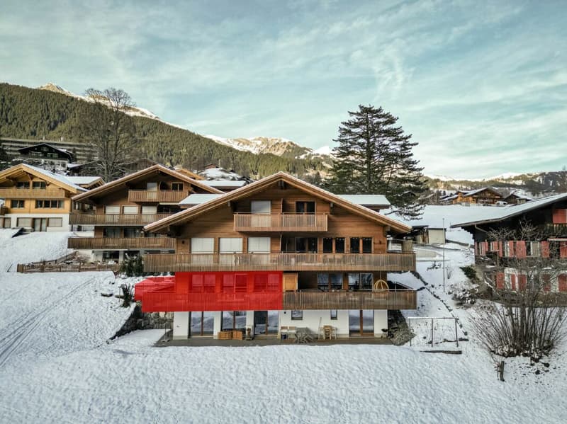 Grindelwald: Quiet 2 Bedroom Holiday Apartment With Balcony And Garden Seating Area (2)