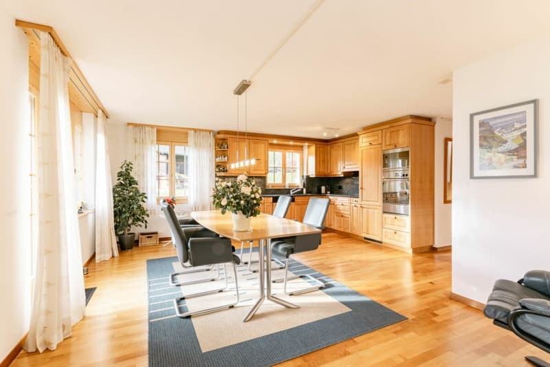 Appartement 4.5 pièces spacieux dans le chalet Gemel avec vue sur la montagne (8)